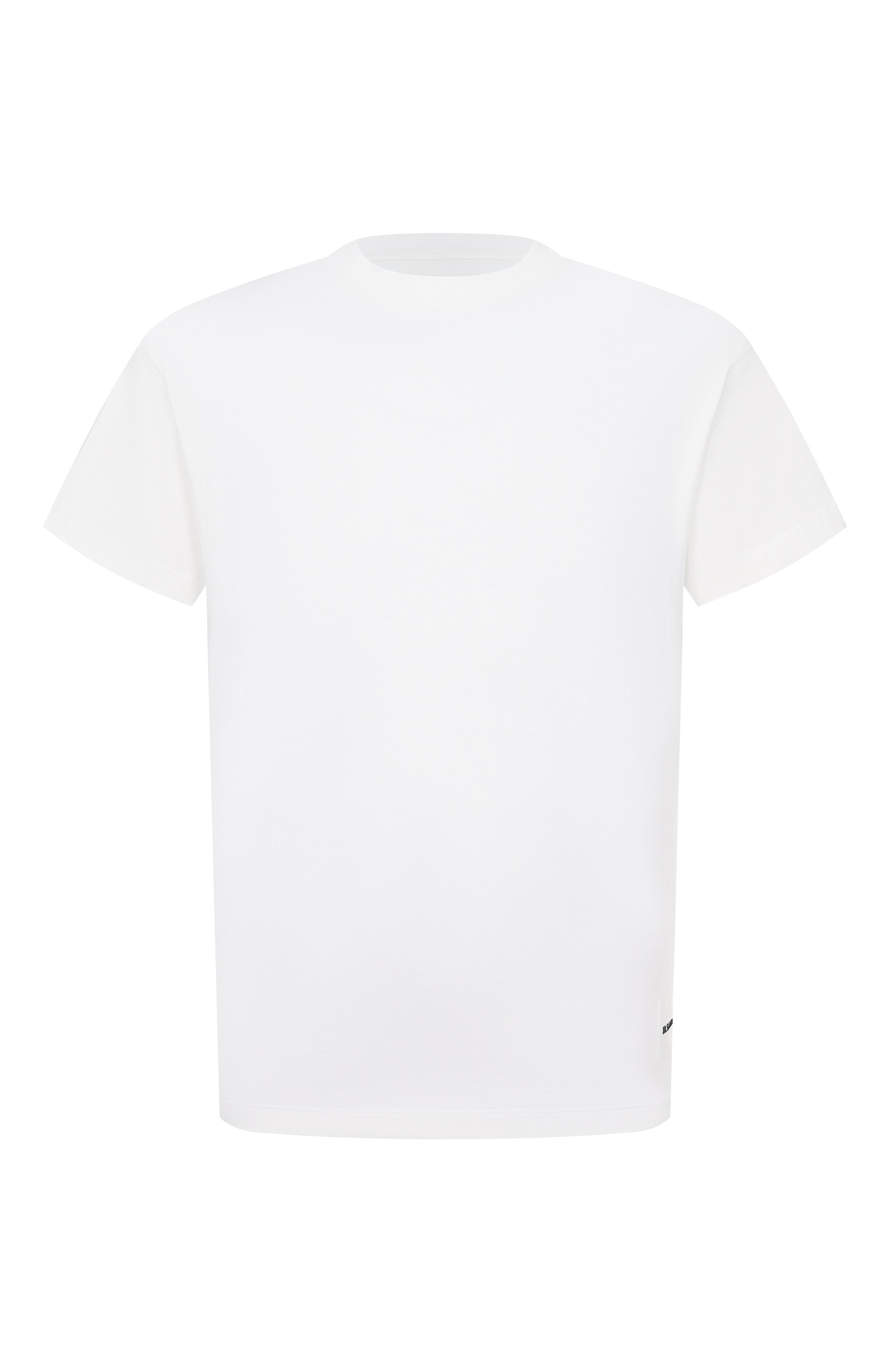 Хлопковая футболка JIL SANDER белого цвета по цене 17600 руб., арт. J47GC0001/JTN254_, фото 1 Хлопковая футболка JIL SANDER, арт. J47GC0001/JTN254_, фото 1