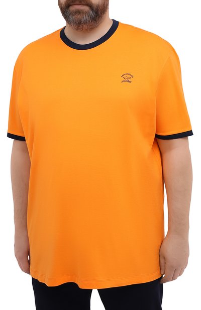 Хлопковая футболка PAUL&SHARK, арт. 21411067/C00/3XL-6XL, фото 3