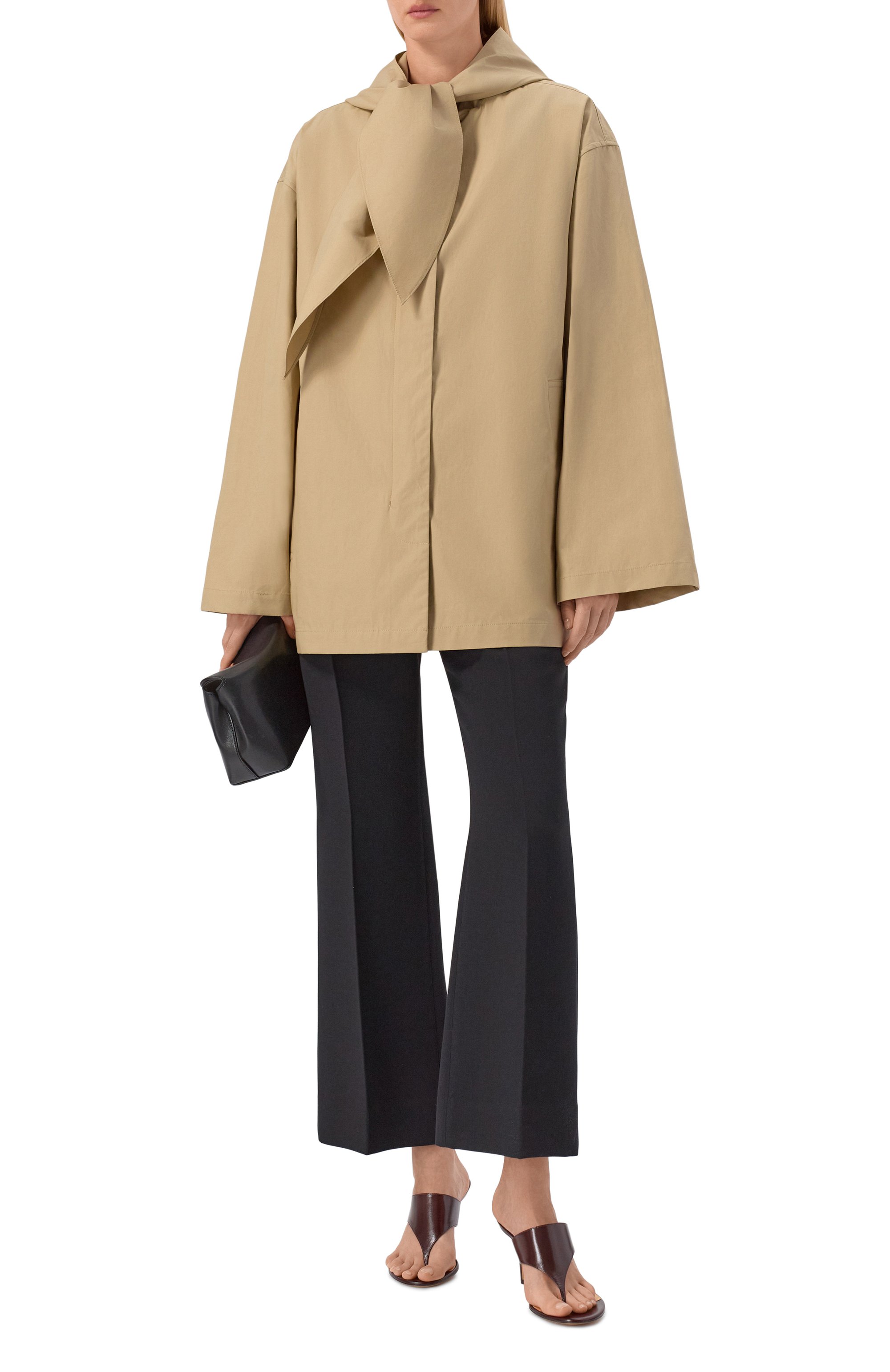 Хлопковая куртка TOTEME, арт. 262-WR00292-FB0633, фото 2