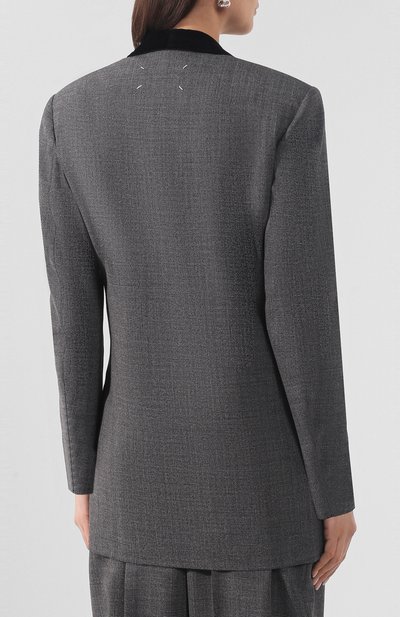 Шерстяной жакет MAISON MARGIELA, арт. S29BN0344/S52955, фото 4