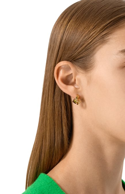 Женские серьги NUMBERING золотого цвета, арт. 8101S/G0LD | Фото 2 (Региональные ограничения белый список (Axapta Mercury): Не проставлено; Нос: Не проставлено)
