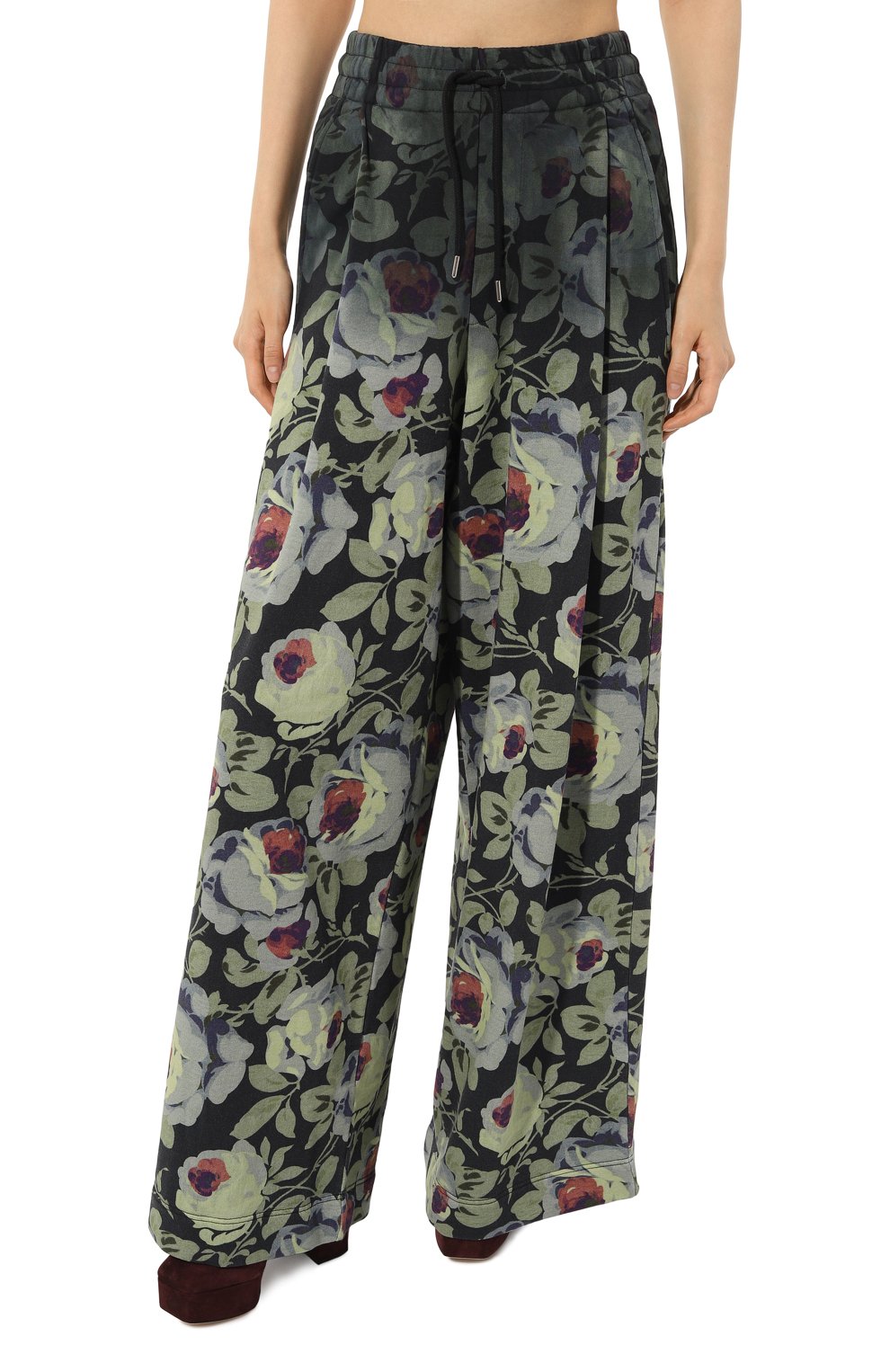 Хлопковые брюки DRIES VAN NOTEN, арт. 232-011131-7643, фото 3