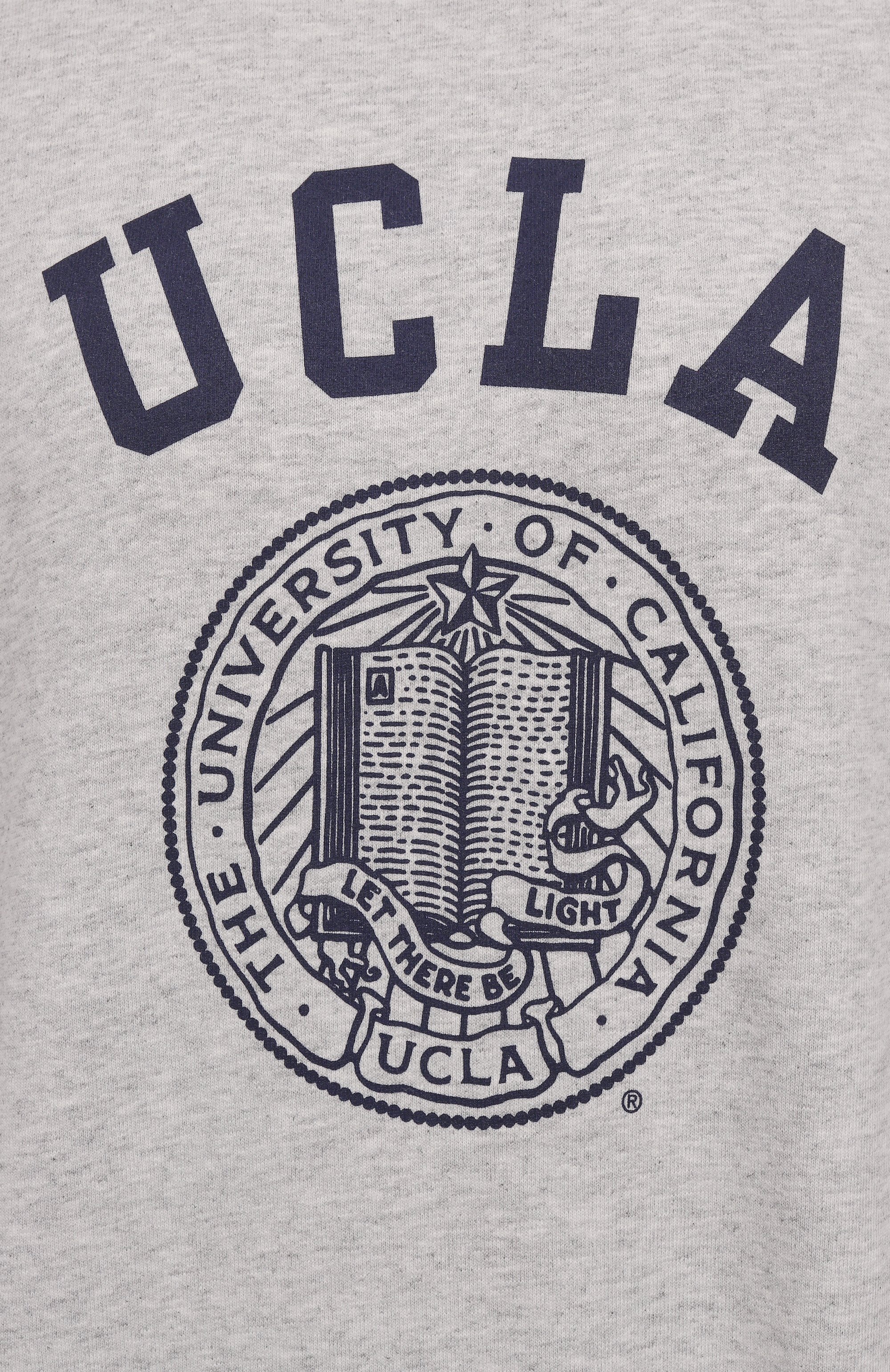 Хлопковый свитшот sporty & rich x ucla SPORTY AND RICH, арт. ST071615639GY03, фото 5