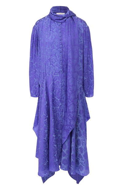 Женское платье из смеси вискозы и шелка CHLOÉ, арт. CHC19AR047328