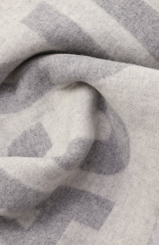 Шерстяной шарф Jacquemus 22HACU00435A0T/4001 Серый  22HACU00435A0T/4001 Фото 3