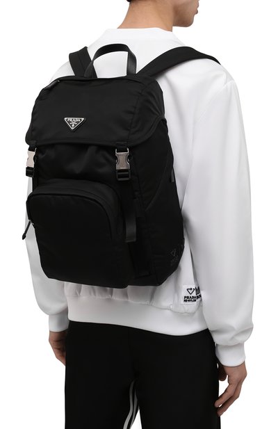 Рюкзак adidas for prada re-nylon PRADA черного цвета по цене 135000 руб., арт. 2VZ135-1WQ8-F0002-ADS, фото 4 Рюкзак adidas for prada re-nylon PRADA, арт. 2VZ135-1WQ8-F0002-ADS, фото 4