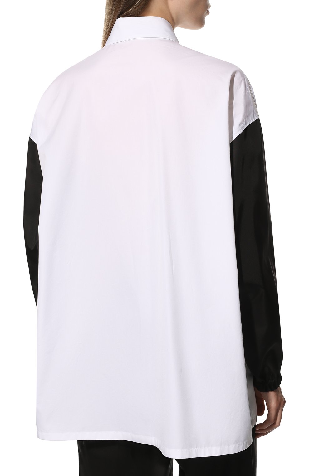 Хлопковая рубашка PRADA, арт. P415F-10UR-F0964-212, фото 4