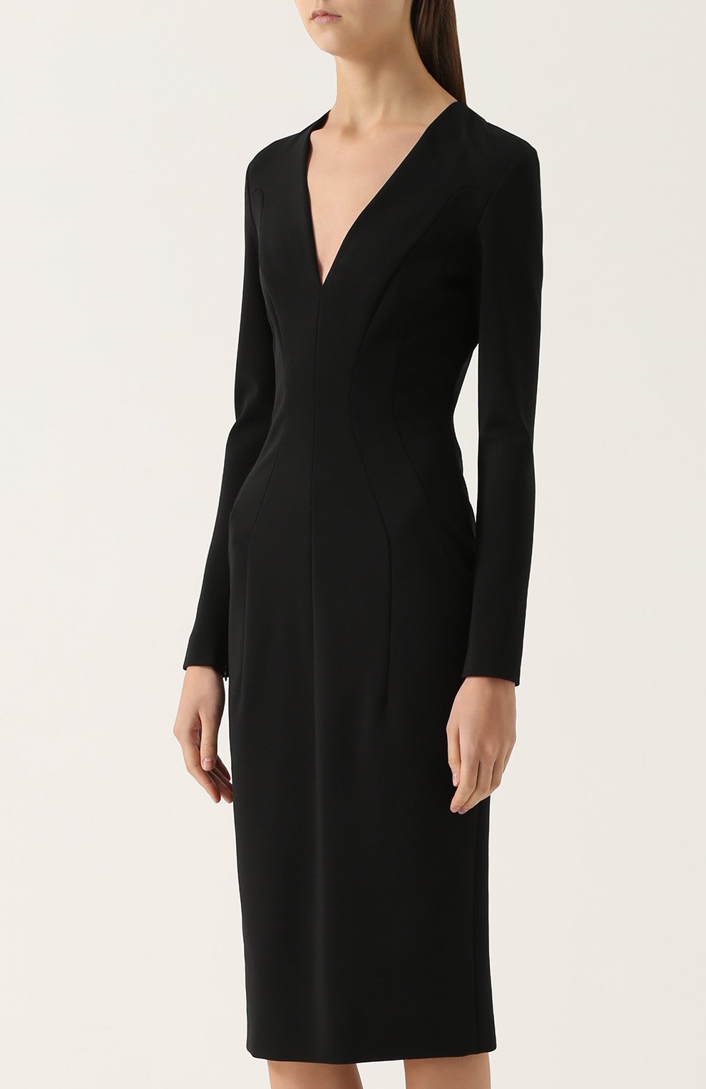 Платье- футляр с v-образным вырезом TOM FORD, арт. ABJ044/FAX021, фото 3