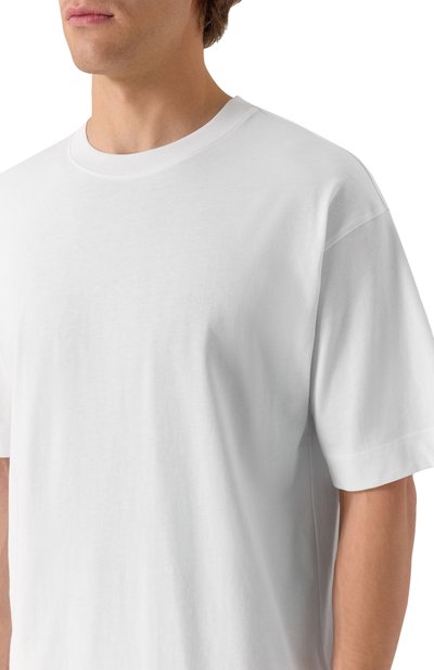 Хлопковая футболка DRIES VAN NOTEN белого цвета по цене 31650 руб., арт. 021111-2603-001, фото 5 Хлопковая футболка DRIES VAN NOTEN, арт. 021111-2603-001, фото 5