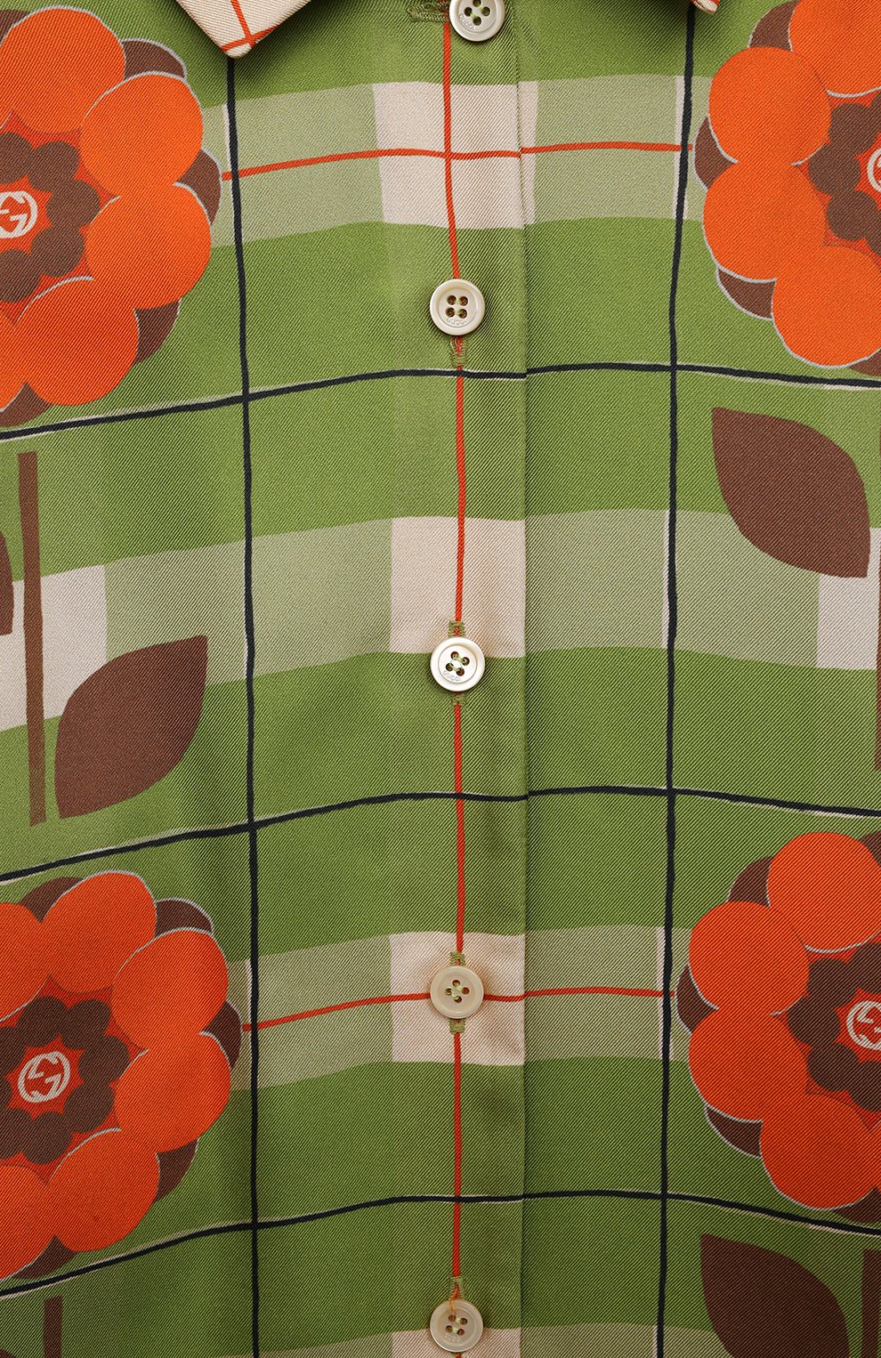 Хлопковая рубашка GUCCI, арт. 600912 ZAE60, фото 3