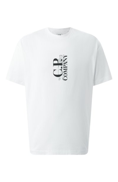 Мужская хлопковая футболка C.P. COMPANY, арт. 18CMTS177A005100W