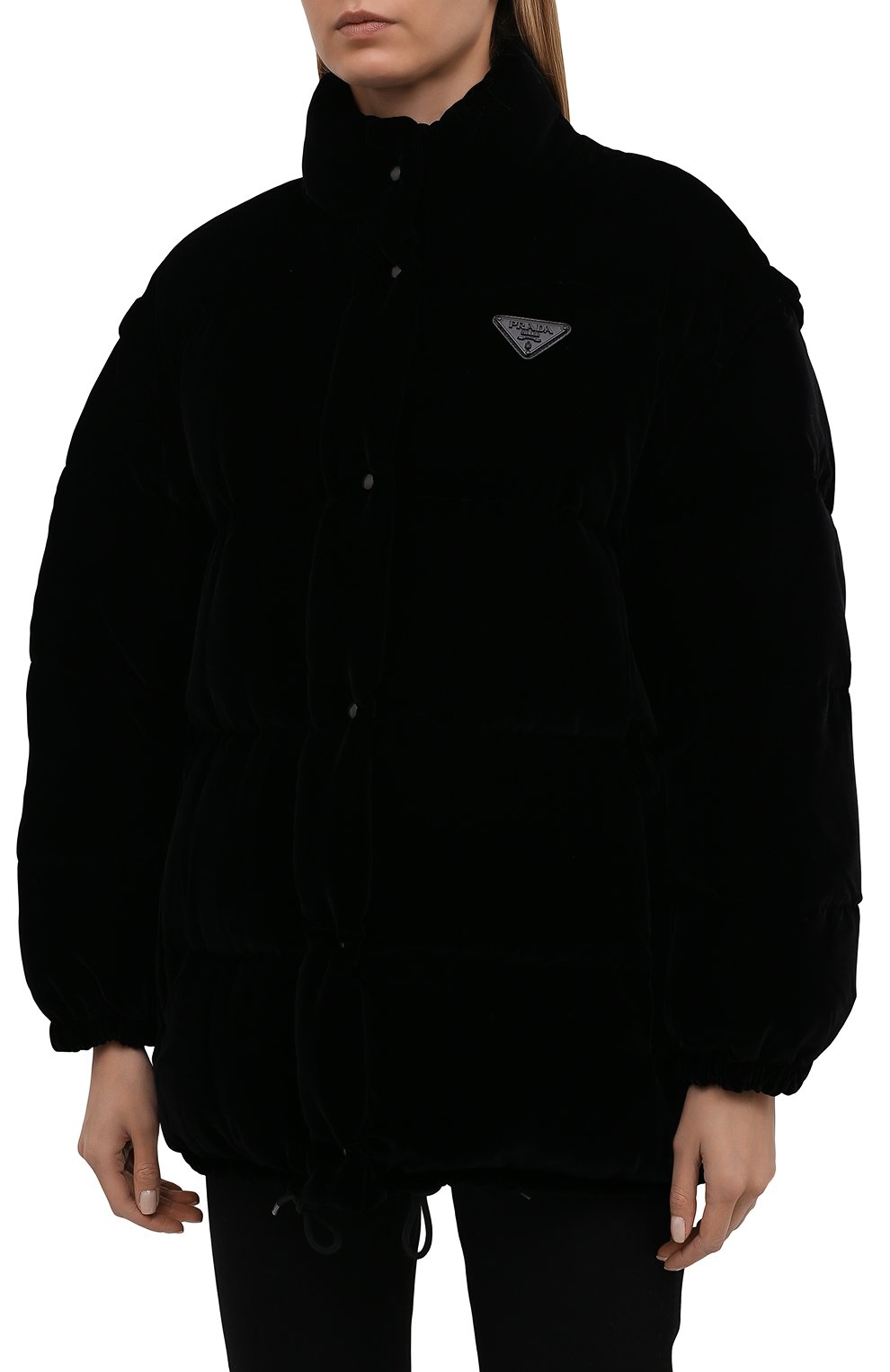 Бархатный пуховик PRADA, арт. 29X805-1XJX-F0002-202, фото 3