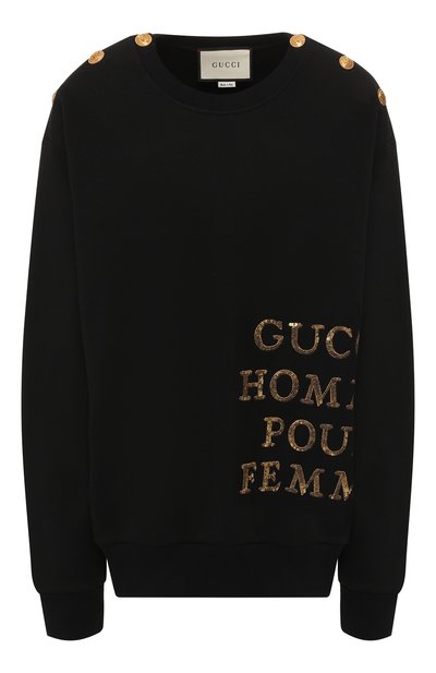 Женский хлопковый свитшот GUCCI, арт. 572813/XJA5C