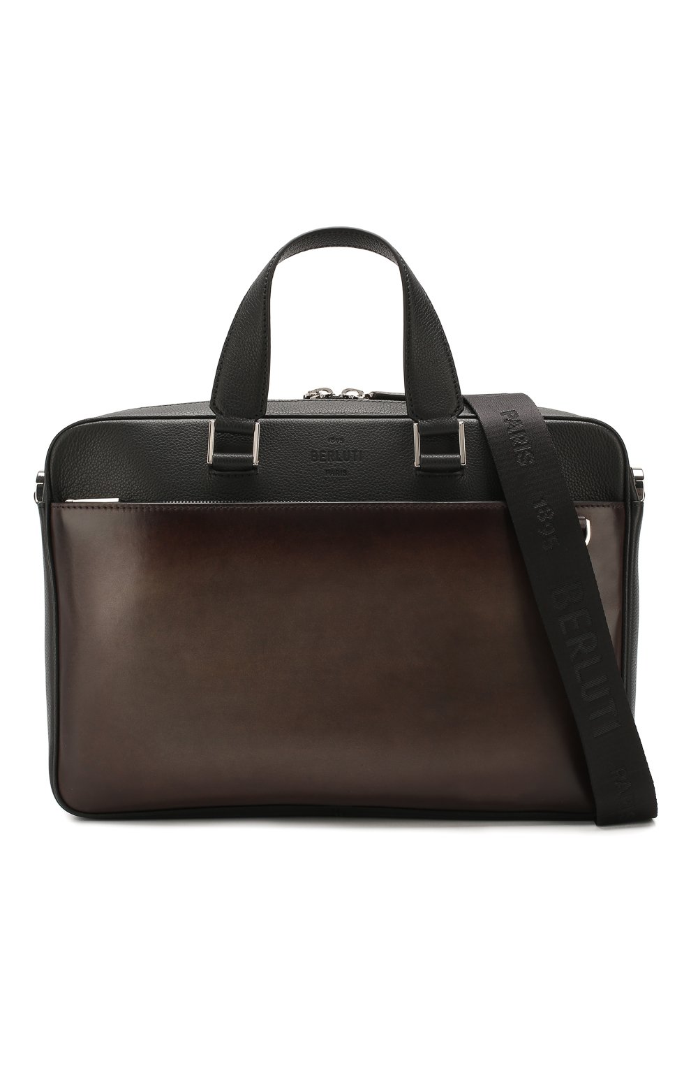 Кожаная сумка для ноутбука BERLUTI коричневого цвета по цене 165000 руб., арт. M196079, фото 6 Кожаная сумка для ноутбука BERLUTI, арт. M196079, фото 6