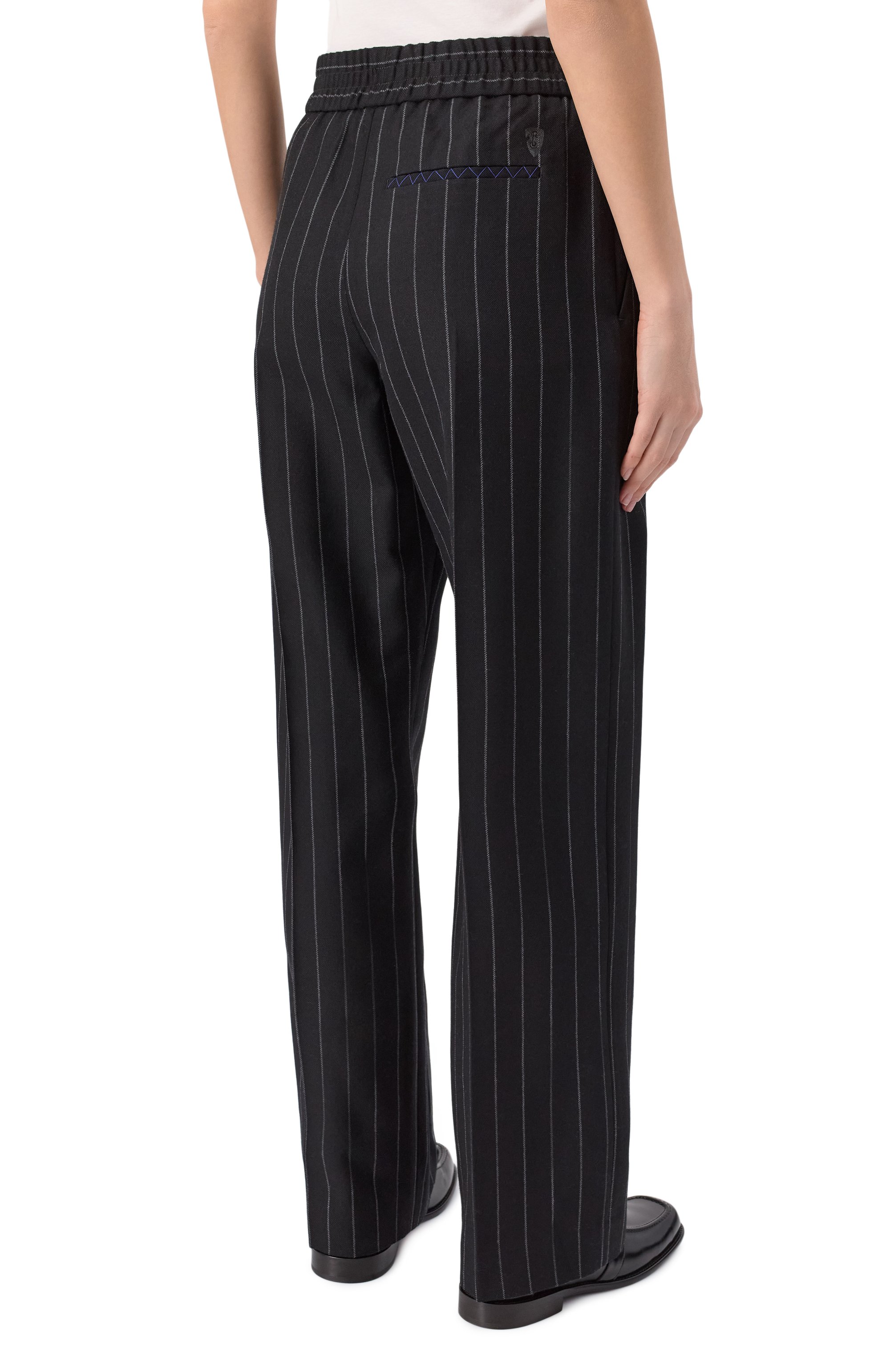 Шерстяные брюки BURBERRY, арт. 8101394, фото 4