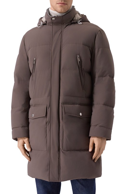 Пуховик Brunello Cucinelli MM4911827 Коричневый  MM4911827 Фото 3
