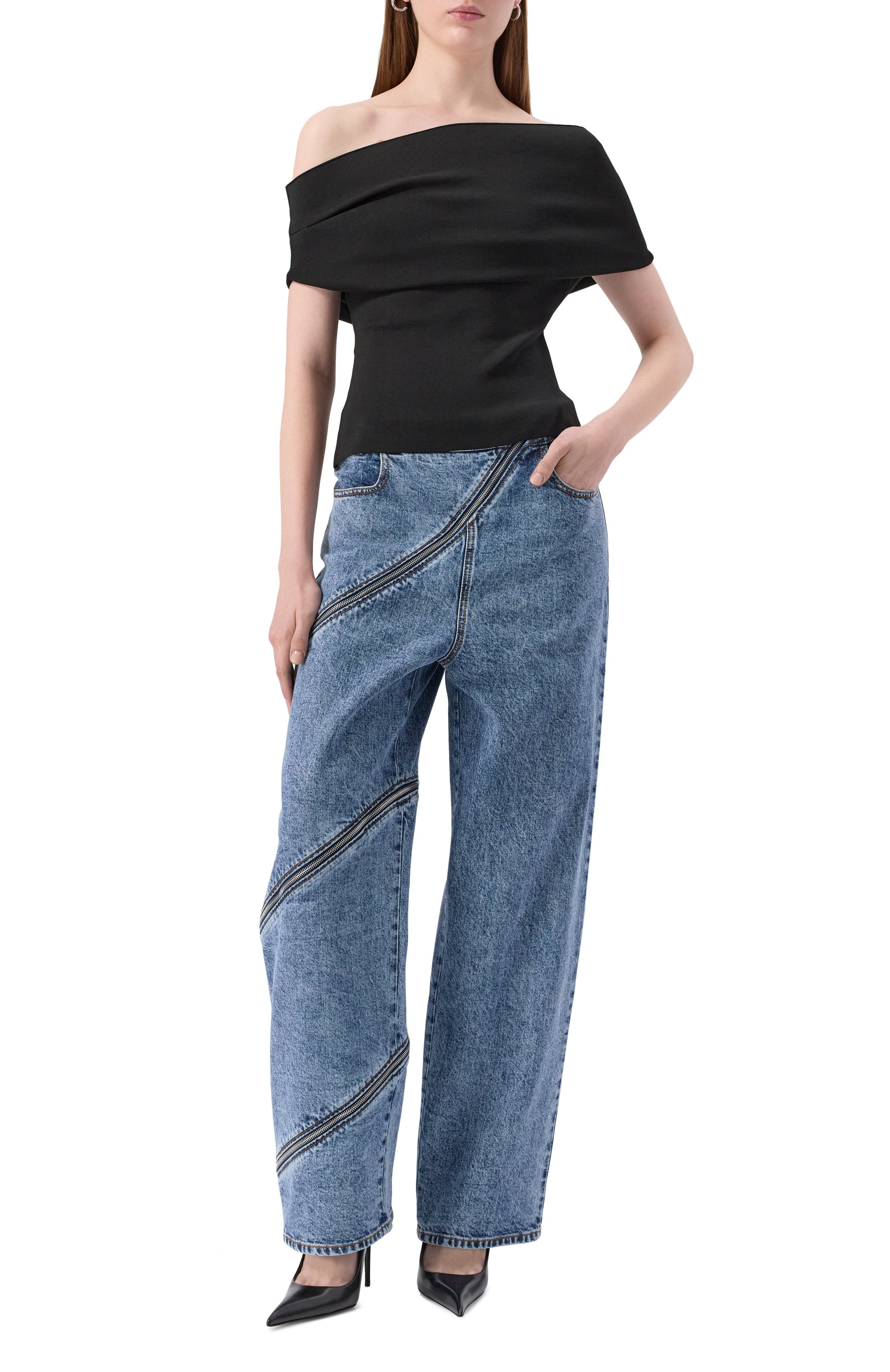 Джинсы ALAIA, арт. AA9P0295T535A, фото 2