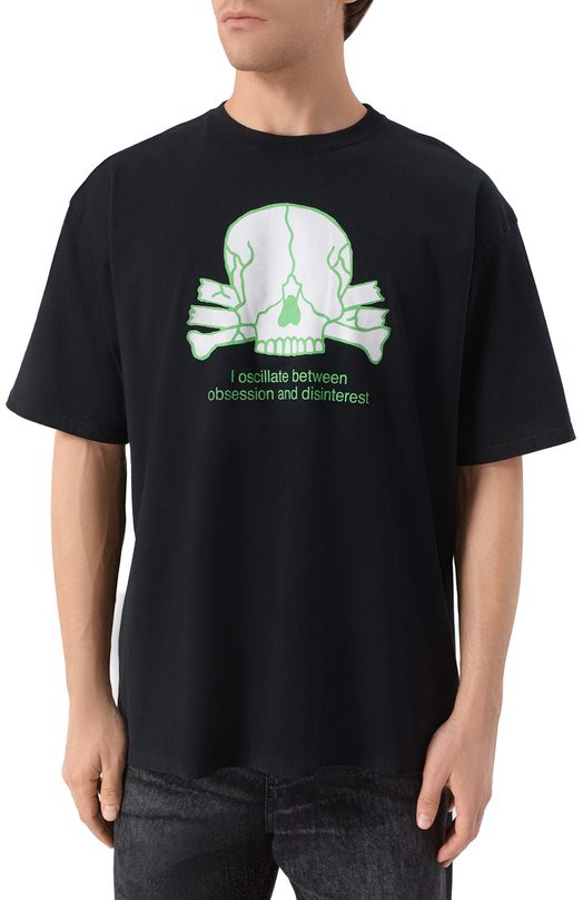 Хлопковая футболка Undercover UC2E3805 Чёрный  UC2E3805 Фото 3