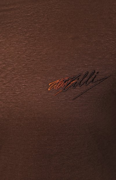 Льняная футболка ZILLI, арт. TSR02AM0800VZLF65M, фото 5