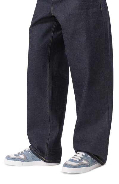 Текстильные кеды strobel portofino light DOLCE & GABBANA голубого цвета по цене 92400 руб., арт. CS2305/A6D74, фото 3 Текстильные кеды strobel portofino light DOLCE & GABBANA, арт. CS2305/A6D74, фото 3