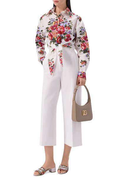 Текстильные мюли bianca 40 DOLCE & GABBANA, арт. CR1748/A6483, фото 3