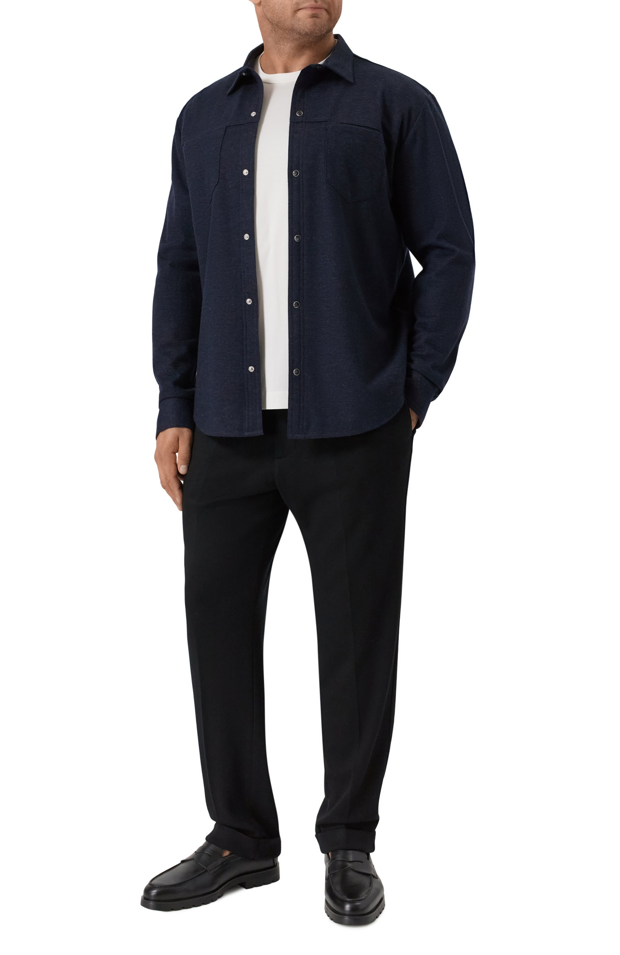 Кашемировая рубашка MARCO PESCAROLO, арт. ZEUS/52Y03, фото 2