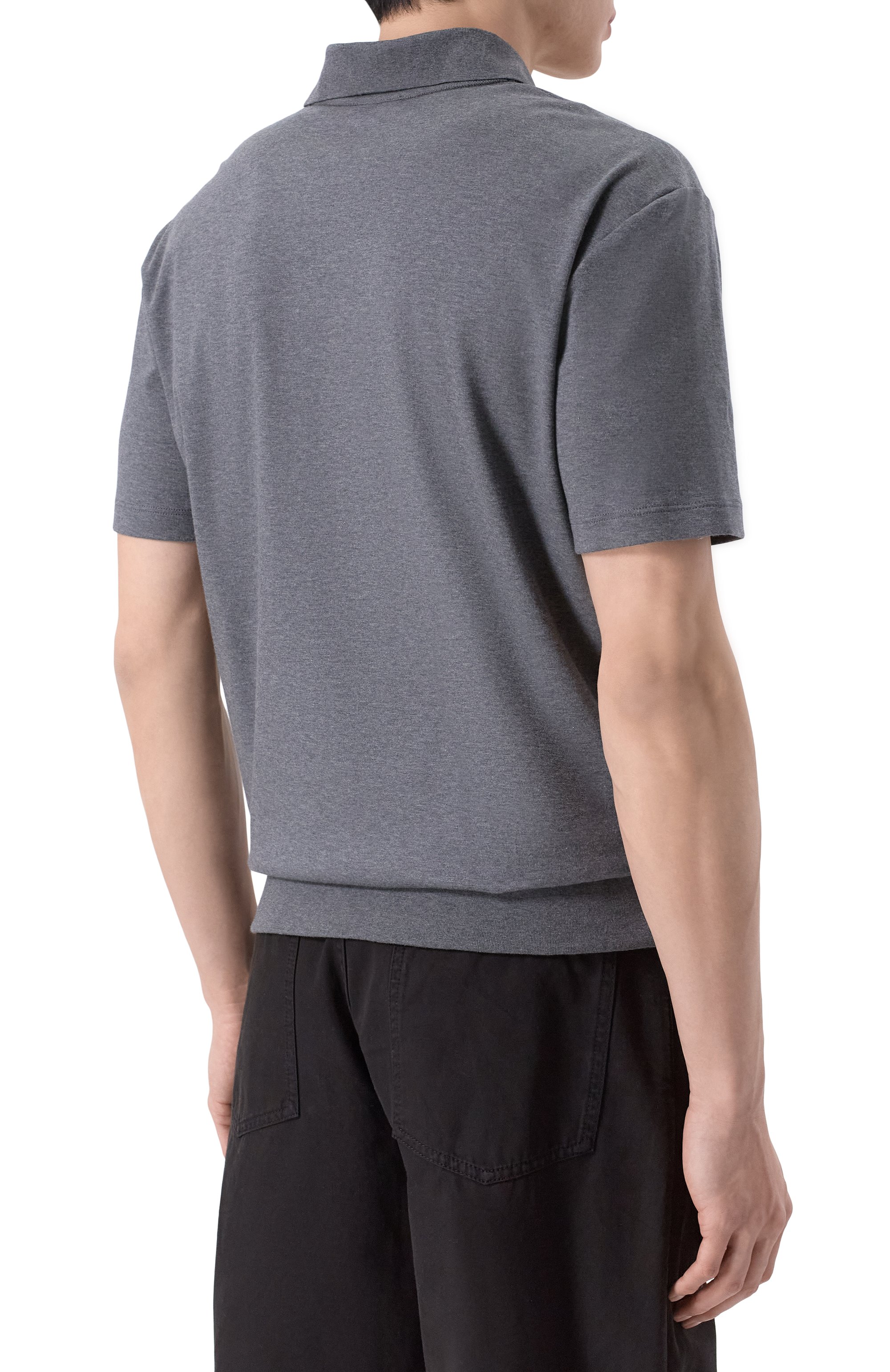 Хлопковое поло GIORGIO ARMANI, арт. GM003445/TE20542, фото 4