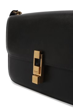 Женская сумка le carré SAINT LAURENT черного цвета, арт. 6332141YF0W 1000 | Фото 3 (Размер: small; Драгоценные камни: Проставлено; Материал: Натуральная кожа; Материал сплава: Проставлено)