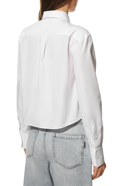 Хлопковая рубашка VALENTINO, арт. XB3AB3305A6, фото 4