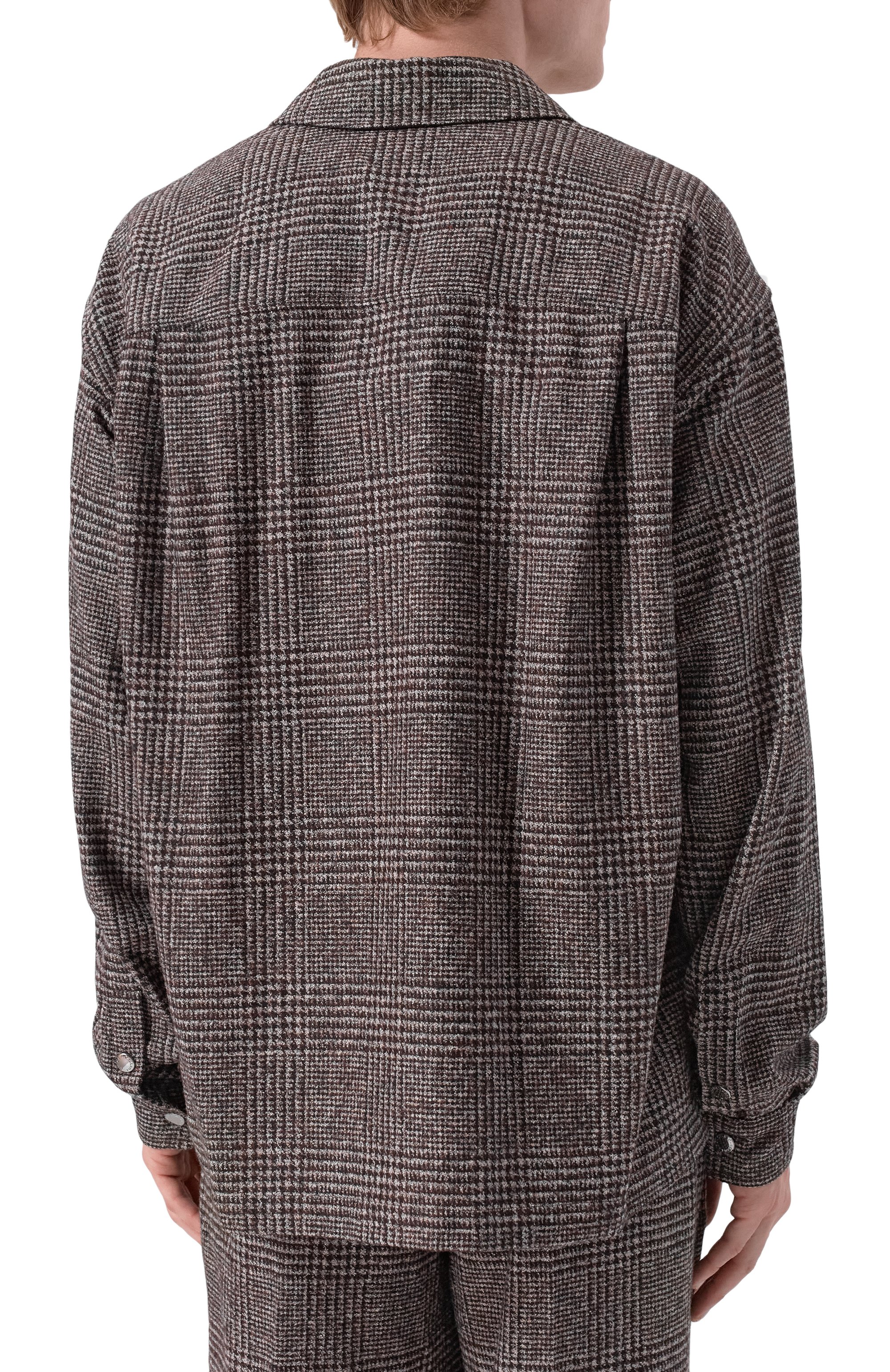 Рубашка из шерсти и хлопка DOLCE & GABBANA, арт. G5MM6T/FQMKD, фото 4