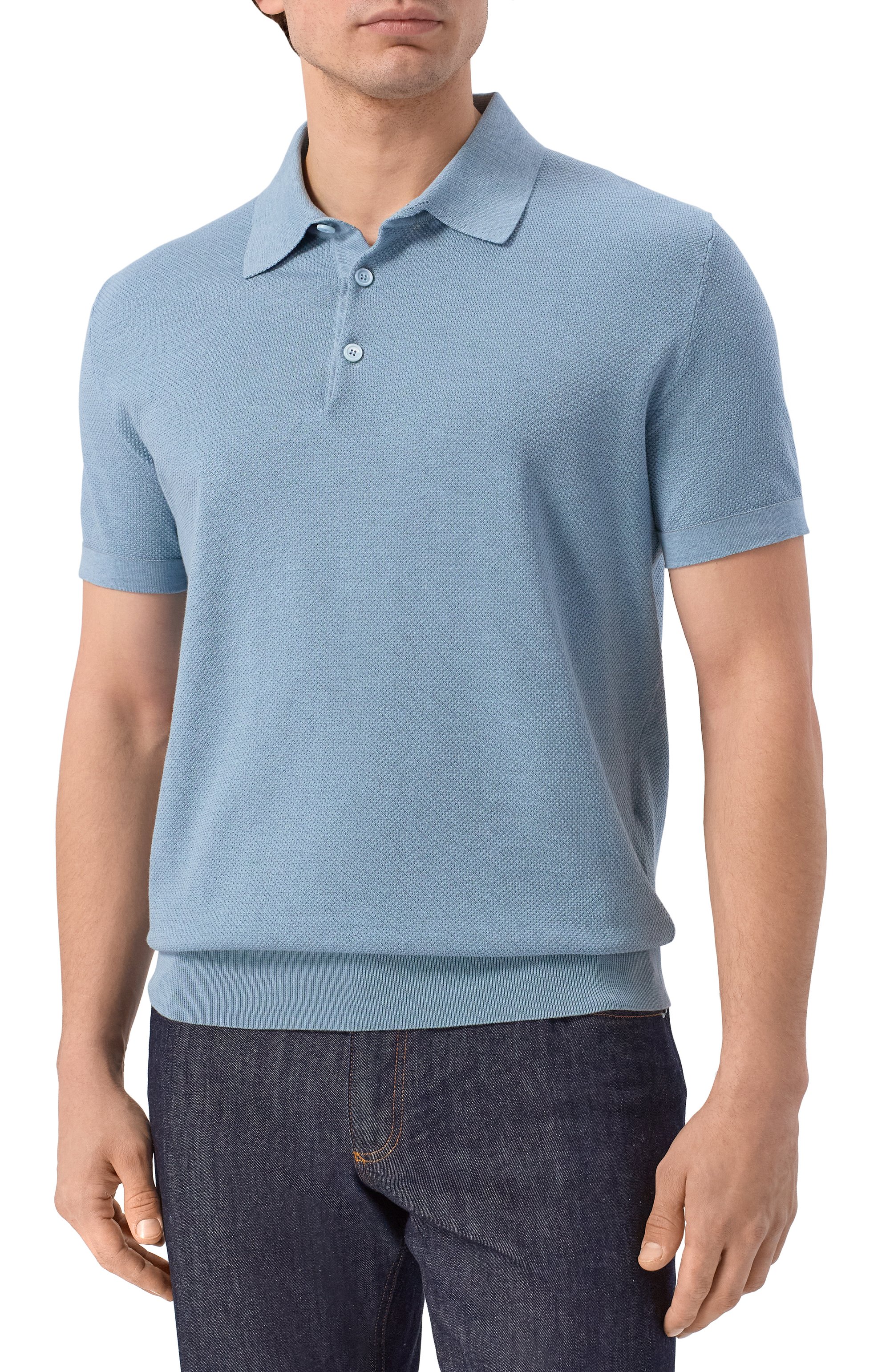 Хлопковое поло BRIONI, арт. UMR200/P0K15, фото 3