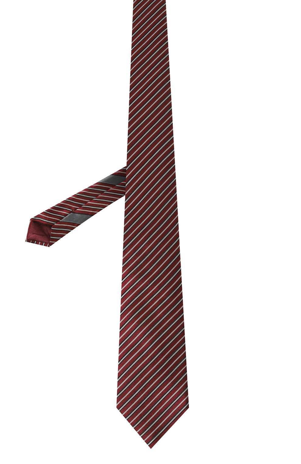 Шелковый галстук GIORGIO ARMANI красного цвета по цене 21500 руб., арт. 360054/3R907, фото 3 Шелковый галстук GIORGIO ARMANI, арт. 360054/3R907, фото 3