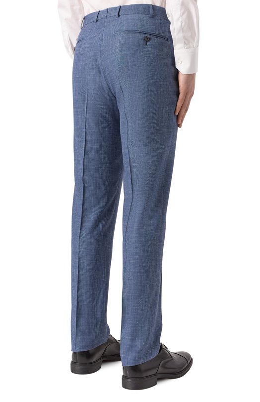 Костюм из шерсти и шелка Zegna 221225/949503A9 Синий  221225/949503A9 Фото 7
