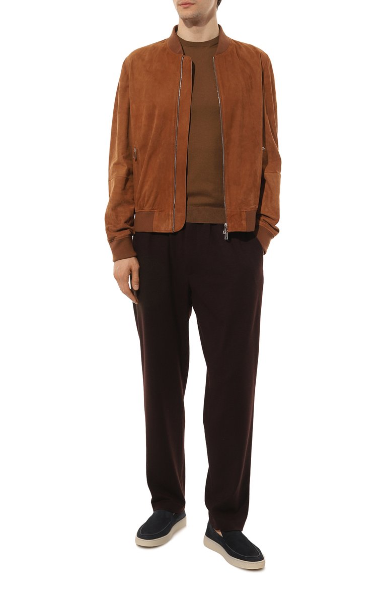 Замшевые слипоны ANDREA VENTURA FIRENZE, арт. ST.BART LS/CACHEMIRE, фото 2