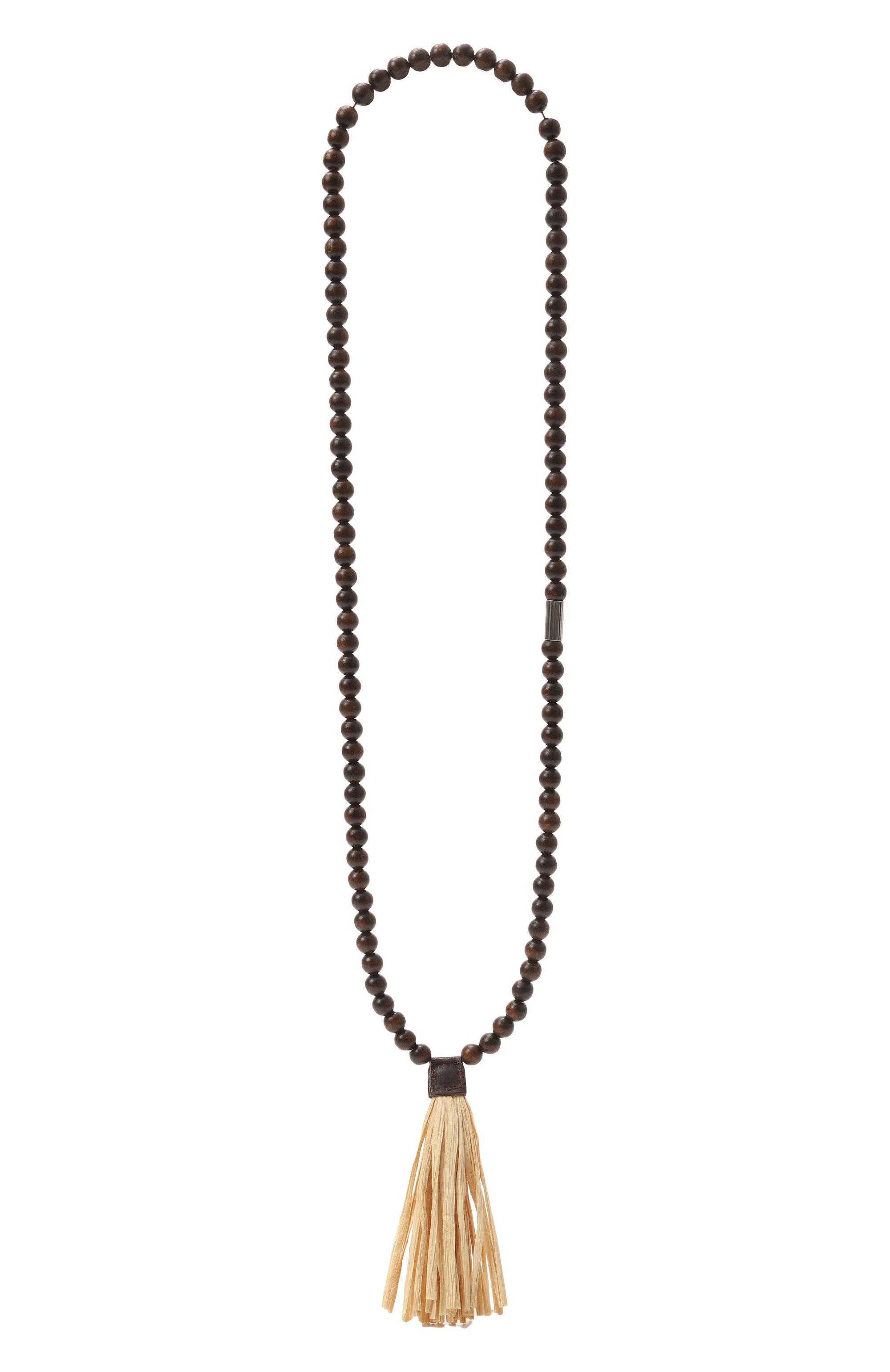 Колье DSQUARED2 коричневого цвета по цене 38200 руб., арт. NEW0326 28500492, фото 1 Колье DSQUARED2, арт. NEW0326 28500492, фото 1