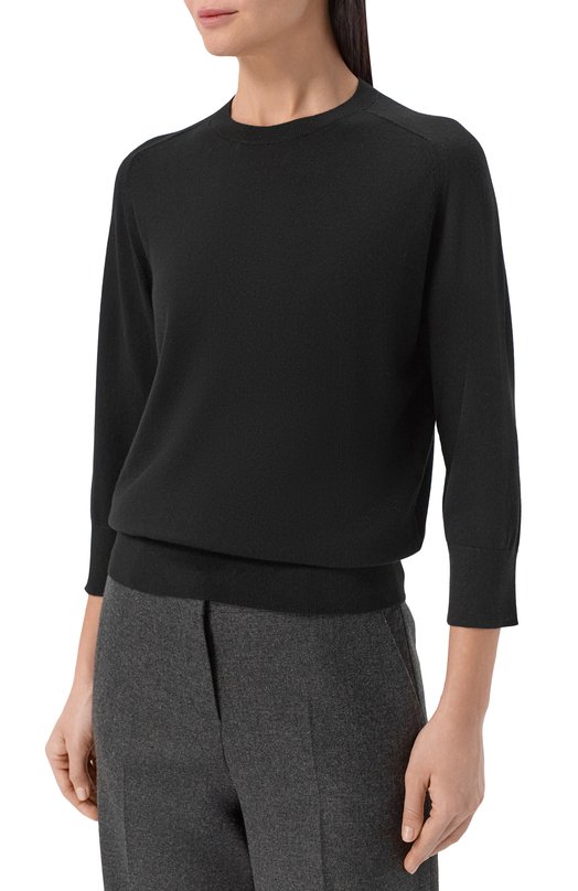 Кашемировый пуловер Loro Piana FAM9050 Чёрный  FAM9050 Фото 3