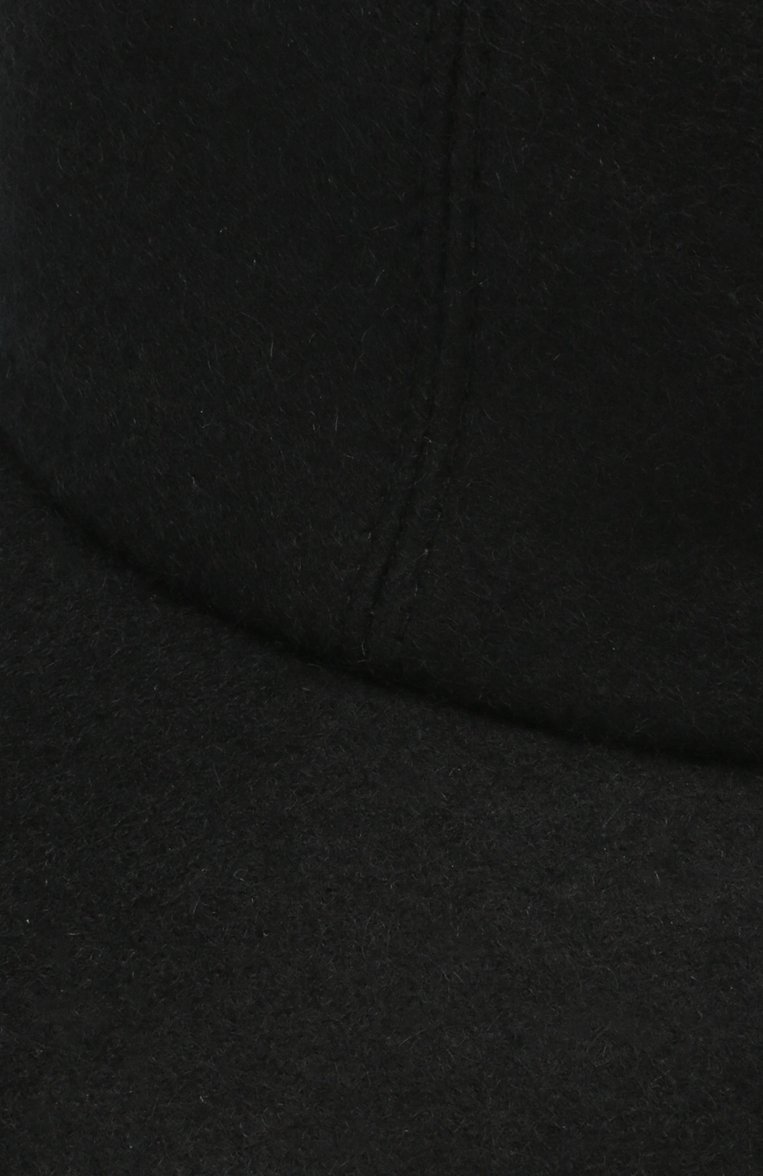Мужская кашемировая бейсболка FEDELI черного цвета, арт. 2UI00806 | Фото 3 (Материал: Текстиль, Кашемир, Шерсть; Материал сплава: Проставлено, Проверено; Нос: Не проставлено; Статус проверки: Проверено, Проверена категория)