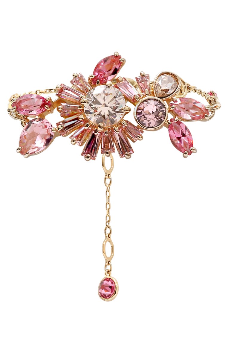 Женский браслет gema SWAROVSKI розового цвета, арт. 5688488 | Фото 1 (Материал: Металл, Кристаллы; Нос: Не проставлено; Автоматизация состава: Проставлено)