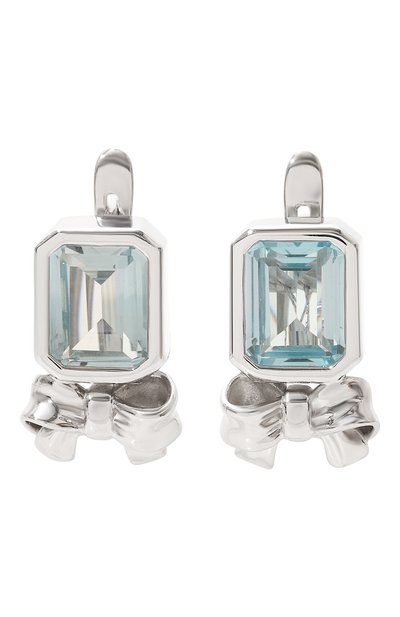 Серьги с бантами и топазами MOONKA, арт. BW-925SL-EA00-TPZ, фото 1