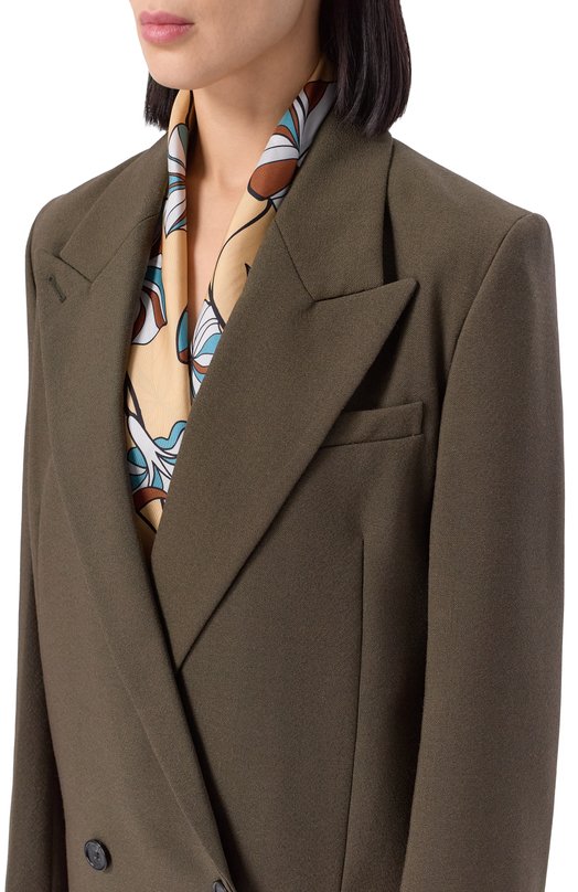 Шелковый платок Coccinelle E7 TNZ 38 01 01 Бежевый  E7 TNZ 38 01 01 Фото 2