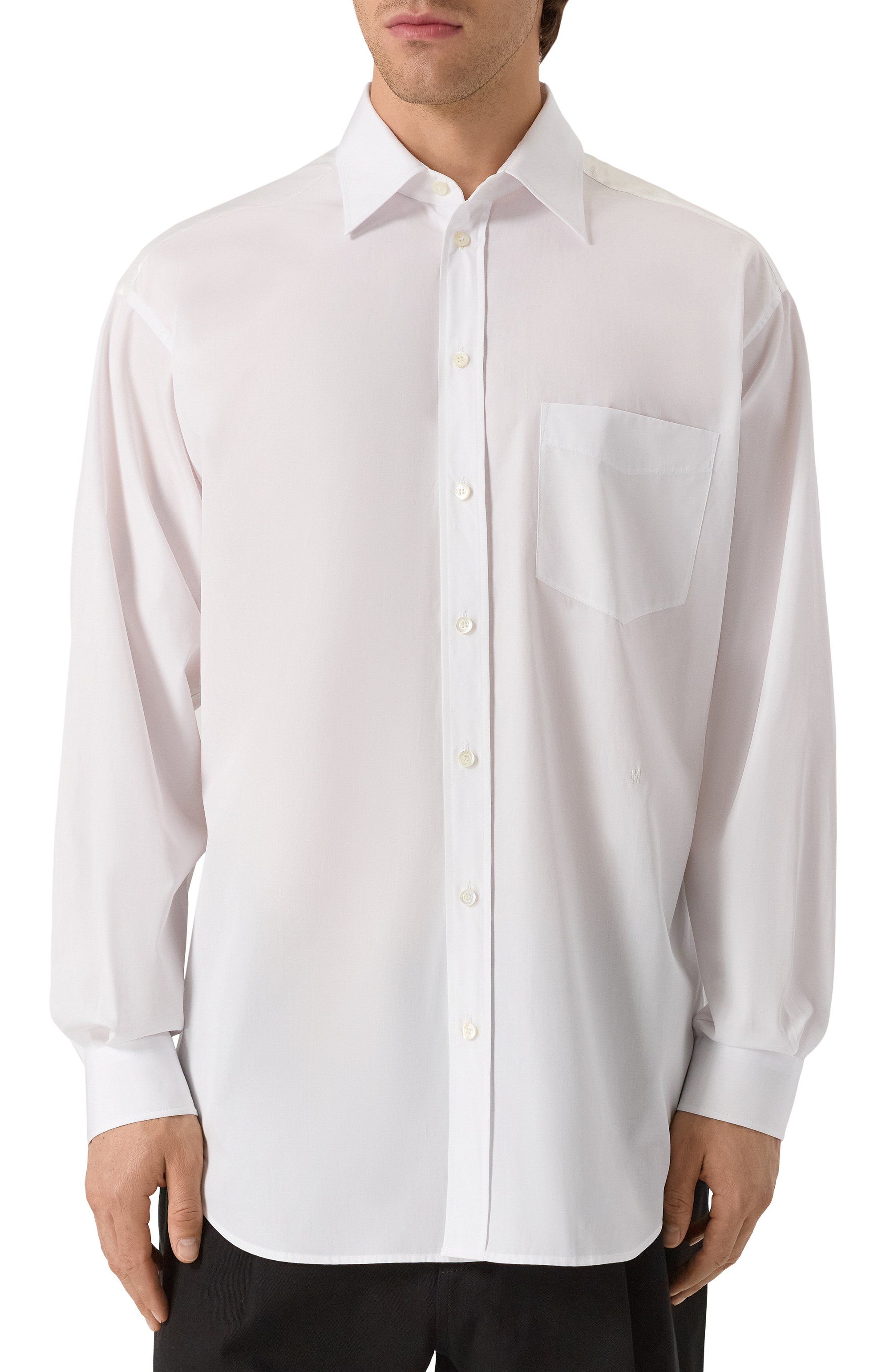 Хлопковая рубашка MOSCHINO, арт. A0237/5235, фото 3