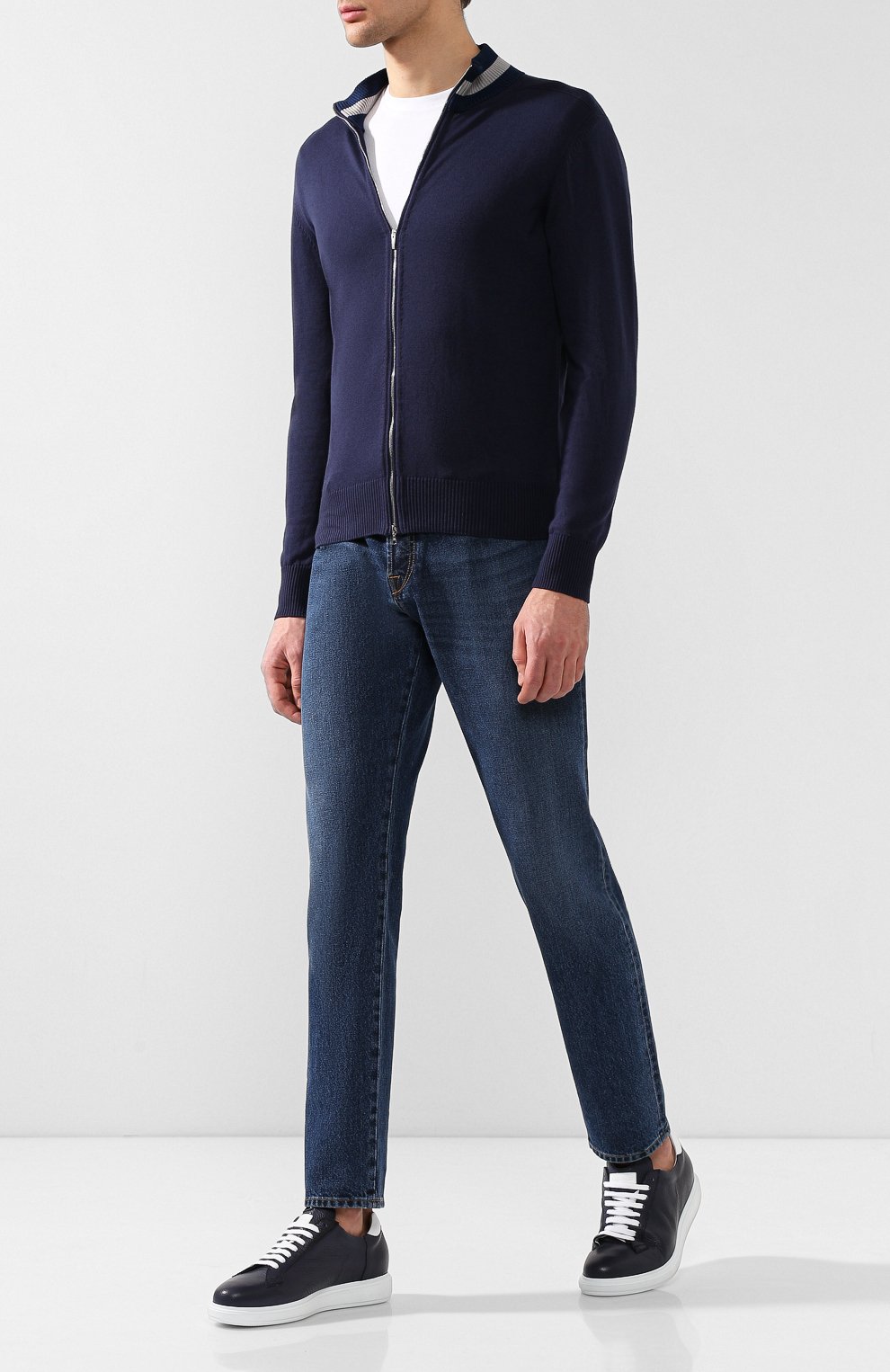 Кожаные кеды  BARRETT, арт. BRERA-01.14/MASTCALF, фото 2