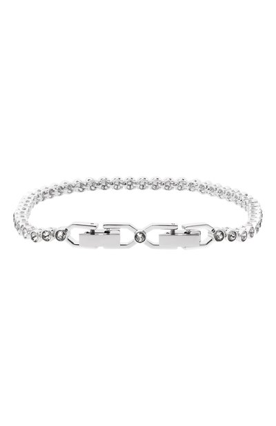 Браслет imber emily tennis SWAROVSKI серебряного цвета по цене 19850 руб., арт. 5734238, фото 3 Браслет imber emily tennis SWAROVSKI, арт. 5734238, фото 3