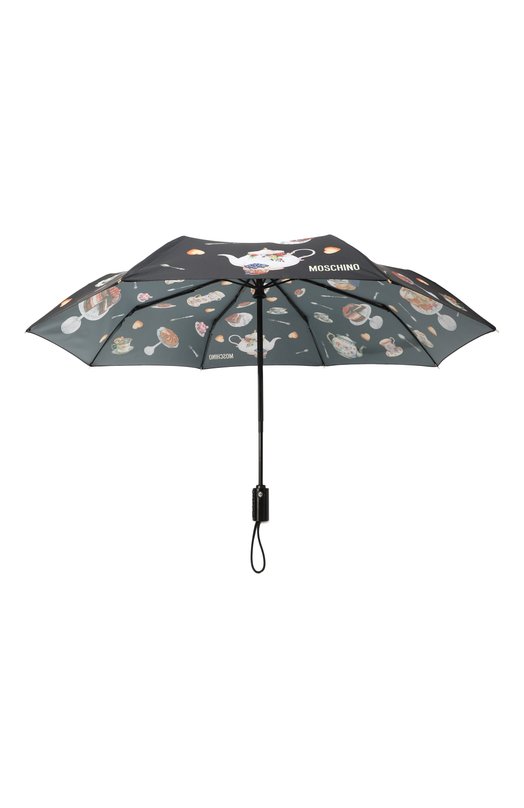 Складной зонт Moschino 8953-0PENCL0SEA Чёрный  8953-0PENCL0SEA Фото 3