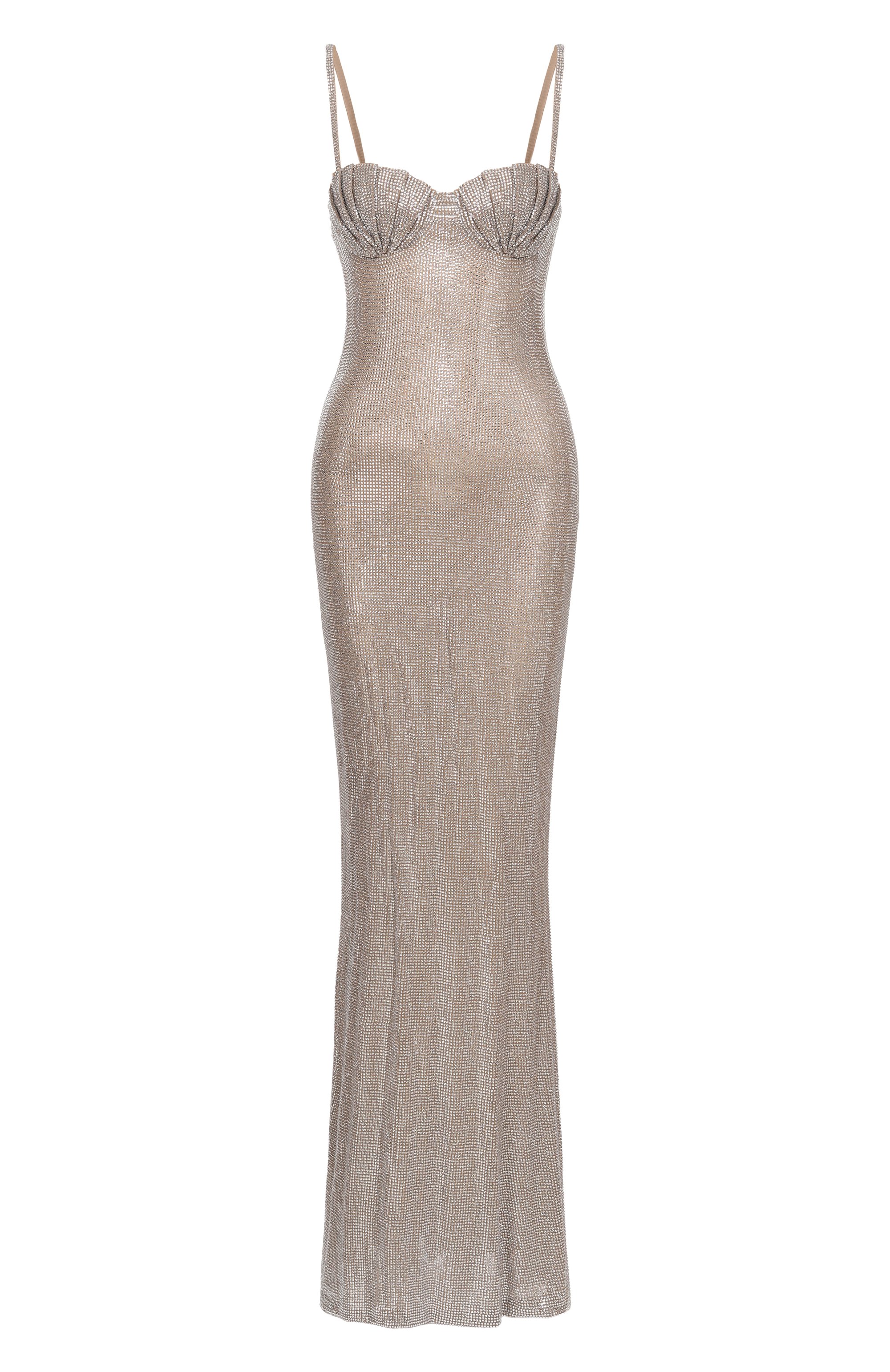 Платье с отделкой стразами GIUSEPPE DI MORABITO, арт. 06PSDR515FC 16316, фото 1