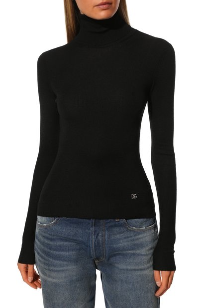 Водолазка из кашемира и шелка DOLCE & GABBANA, арт. FX352Z/JDMY7, фото 3