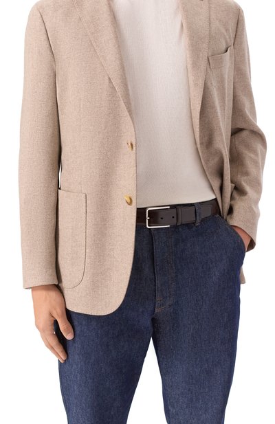 Кожаный ремень SANTONI, арт. CM35VC003B91EVSY, фото 2