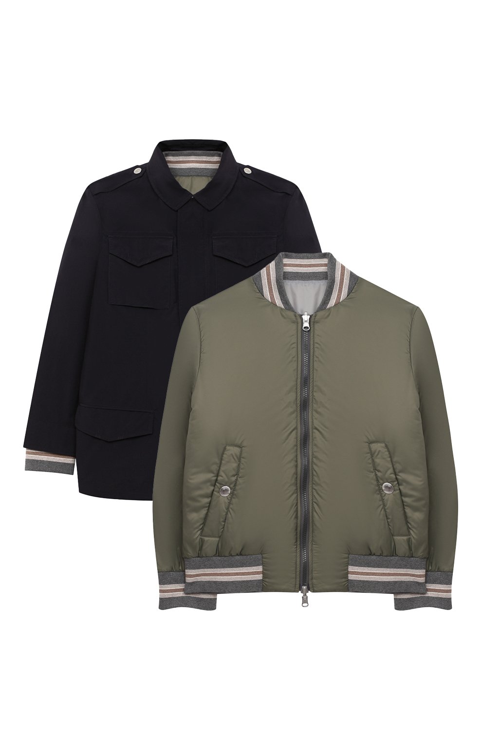 Комплект из двустороннего бомбера и куртки BRUNELLO CUCINELLI, арт. BD4790303A, фото 1