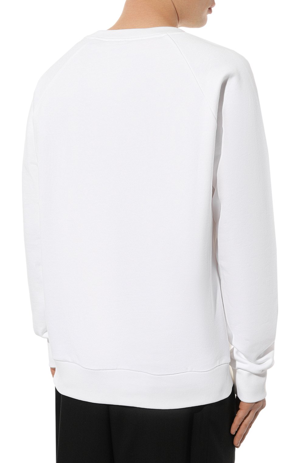 Хлопковый свитшот BALMAIN, арт. AH0JQ005BB04, фото 4