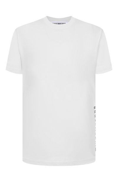 Мужская хлопковая футболка DIRK BIKKEMBERGS, арт. BMT1253